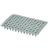 Plaques transparentes de 96 puits PCR avec dessus plat
