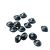 MBI Stainless steel Beads Coneballs- Height: 4.7mm, Diameter: 6.1mm 175 pcs per pack (0.25lb)
