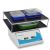 Stacking platform with flat mat with 3.5" clearance