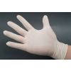 Latex Examination Gloves, Powder Free, Large, White, 100/pk
