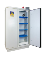 SAFETY CABINET 90 MIN FOR LITHIUM BATTERIES - TALL CABINET - 2 DOORS + VIG290 + 4 E35LI (Internal Volume: 664L)