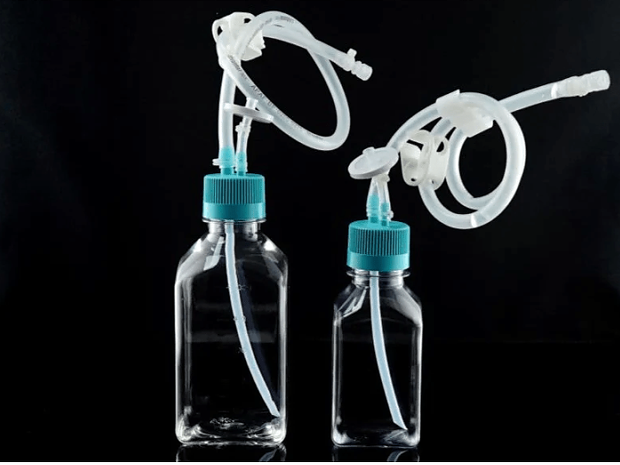 PETG Square Storage Bottle with Tube